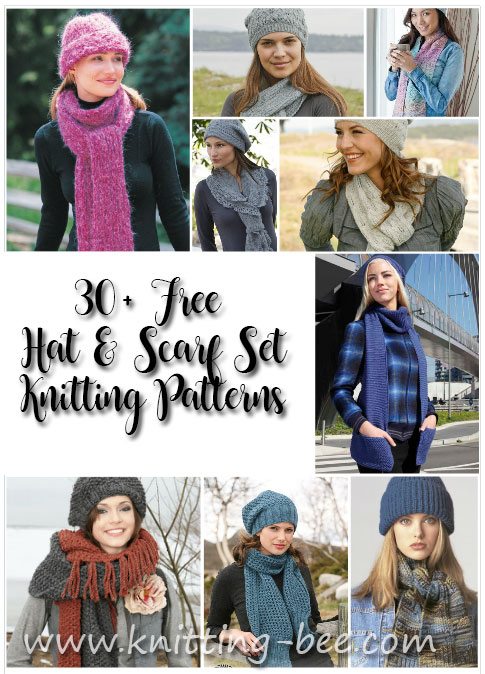 Free Scarf And Beanie Knitting Pattern For Women