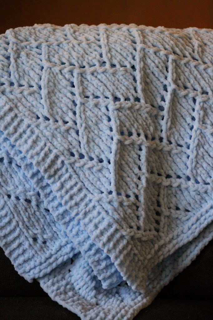 Bulky Yarn Baby Blanket Knitting Patterns