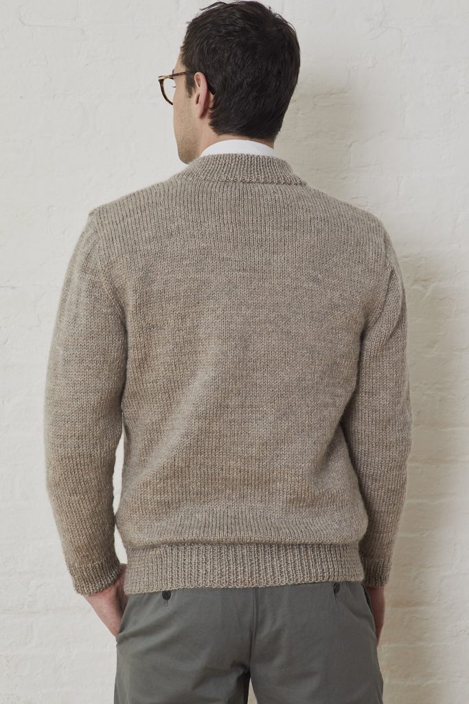 Free Men's Knitting Pattern for a Neighborly Cardigan