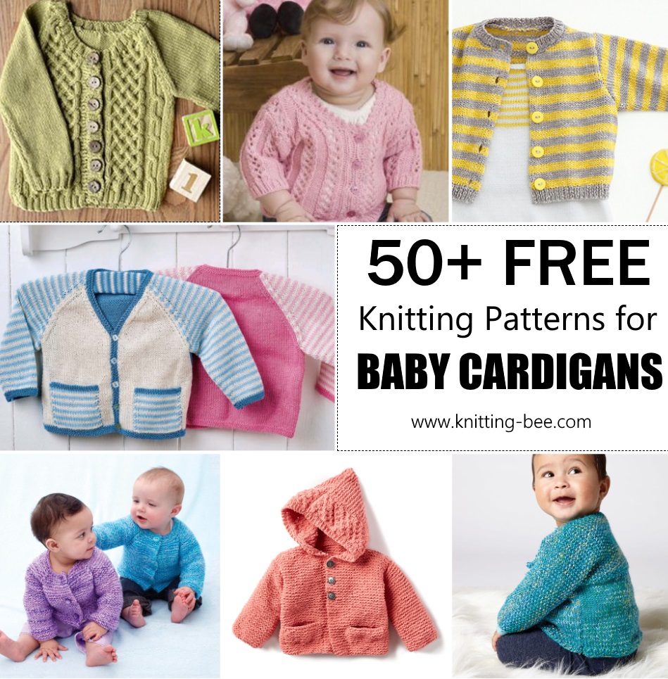 Free Knitting Pattern For Baby Cardigans