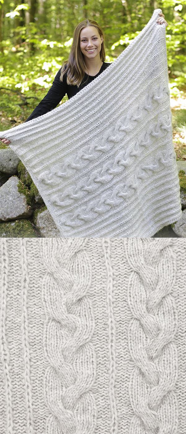 10 + Free Chunky Cable Knit Blanket Pattern to Download NOW!