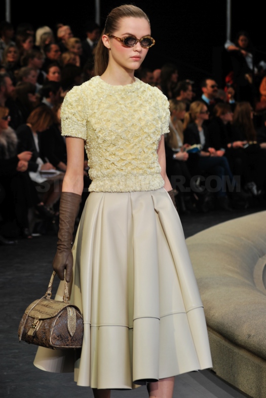 Louis Vuitton Paris Fashion Week Amine Crochet Knitted Sleeves in