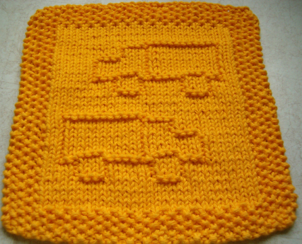 Trucking Washcloth