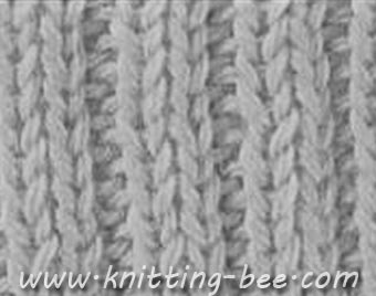 Double Rib Stitch - Knitting Bee