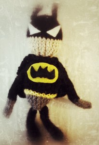 batman yarn doll