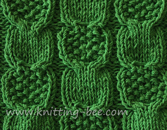 Seed Stitch Stocking - Knitting Pattern