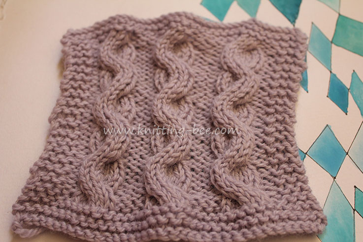 wave-cable-snake-stitch-pattern-1 ⋆ Knitting Bee