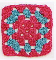 Traditional Granny Square Motif