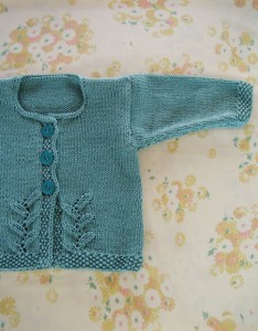 Provence Baby Cardigan - Knitting Bee