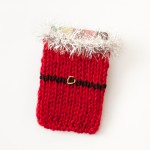 Knitted Santa Gift Card Holder