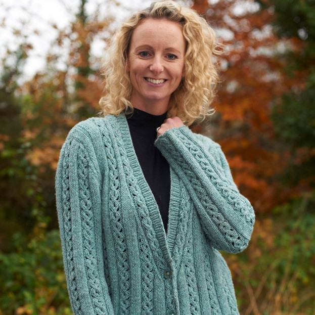 Margot Long Cable Jacket knitting pattern free