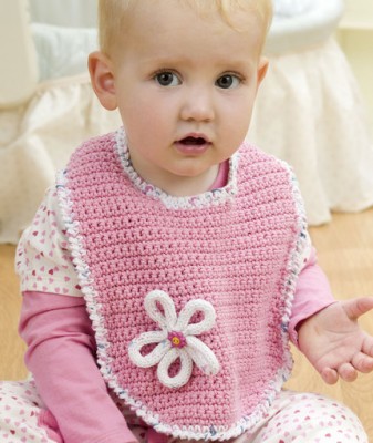 Two Cute Crochet Baby Bibs to Make - Knitting Bee