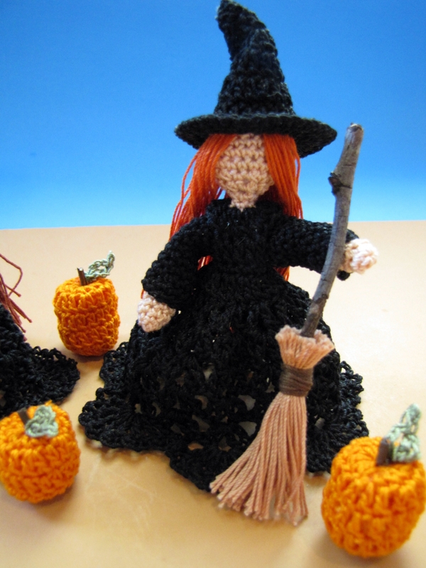 free crochet witch doll pattern