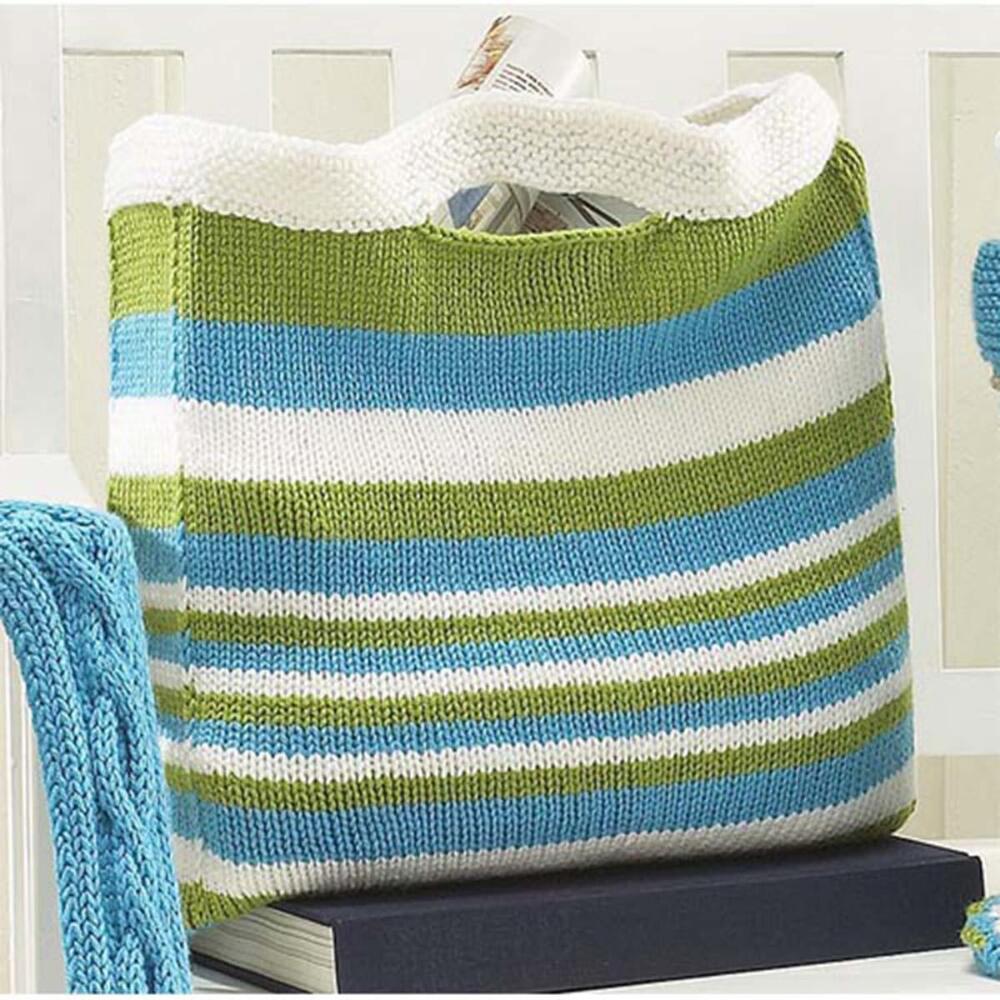 Super-Practical Knitted Yarn Bags - Free Patterns