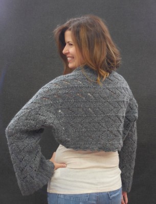 Theater Lace Shrug Free Knitting Pattern - Knitting Bee