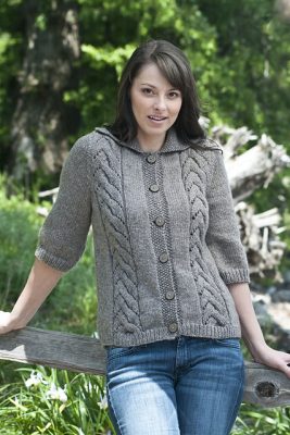 Adrienne Jacket Free Knit Pattern - Knitting Bee