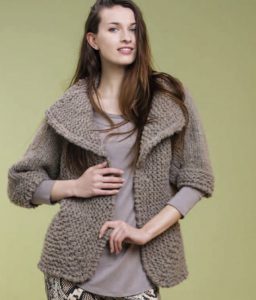 Hermoso Jacket Free Knitting Pattern - Knitting Bee