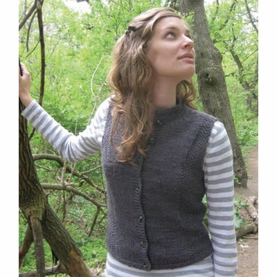 Hiker's Waistcoat/ Vest Free Knitting Pattern - Knitting Bee