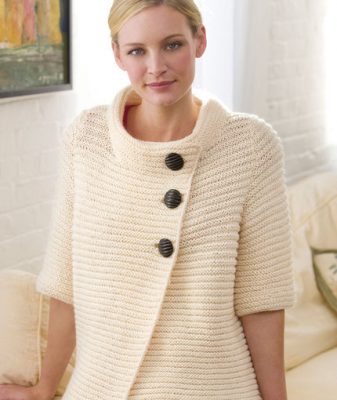 Knit Ribbed Cardigan Free Pattern