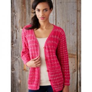 Patons Mixed Stitch Cardigan Free Knit Pattern - Knitting Bee