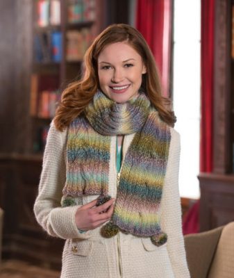 Reversible Cable Scarf Free Knitting Pattern - Knitting Bee