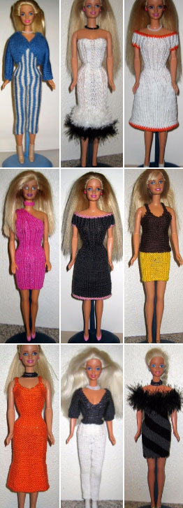 knits for barbie doll