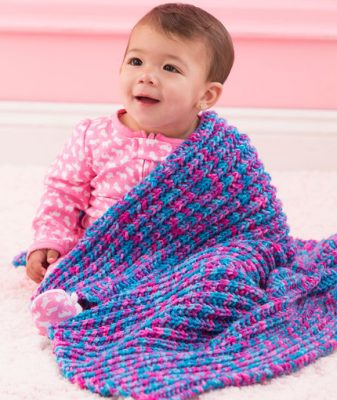 One-Row Baby Blanket - Knitting Bee