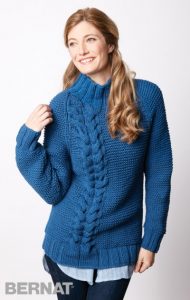 Bright Side Pullover Free Intermediate Women's Knit Pattern - Knitting Bee