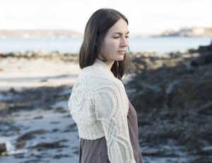 Drombeg Shrug Free Cable Knit Pattern - Knitting Bee