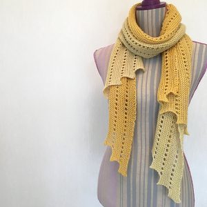 Hello Sun Scarf Free Knitting Pattern