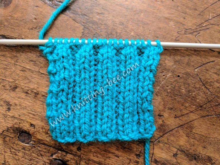 Three Basic Rib Stitch Knitting Patterns - Knitting Bee