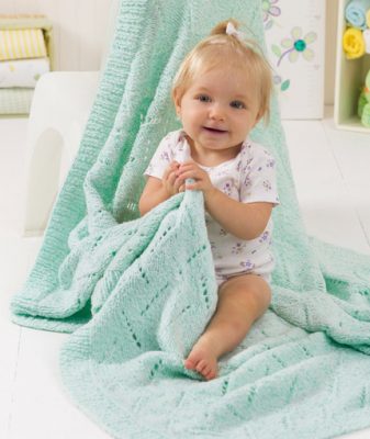 Soft & Snuggly Baby Blanket ⋆ Knitting Bee