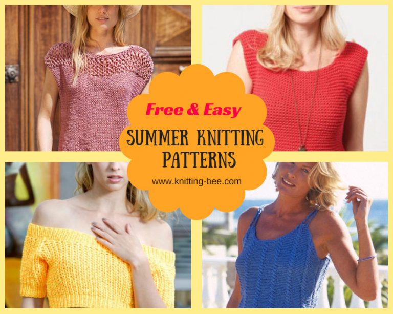 Free Easy Summer Knitting Patterns Knitting Bee