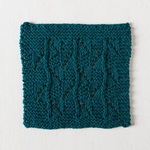 Sea Swells Dishcloth Free Knitting Pattern - Knitting Bee