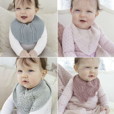 4 Free Knit Baby Bib Patterns - Knitting Bee