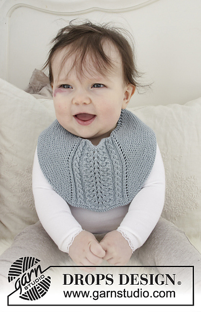 4 Free Knit Baby Bib Patterns - Knitting Bee