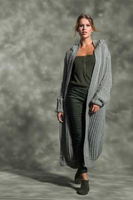 Knit An Ankle Length Cardigan Knitting Bee