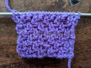 Quilted Stitch - Free Knitting Stitch - Knitting Bee