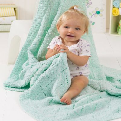 Soft & Snuggly Baby Blanket Free Knitting Pattern - Knitting Bee