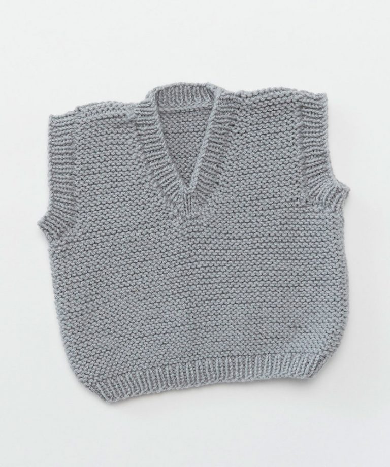 Baby’s Play Vest Free and Easy Knitting Pattern Knitting Bee