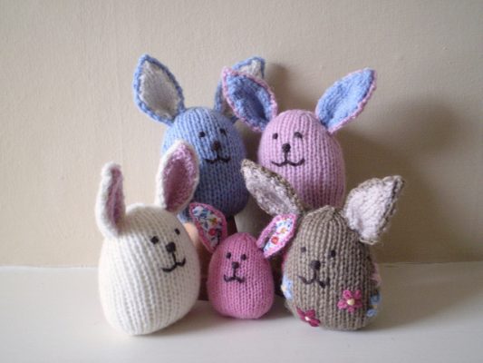 Baby Bunnies Free Toy Knitting Pattern - Knitting Bee