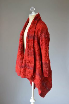 Cardinal Sweater Cardigan Free Knitting Pattern - Knitting Bee