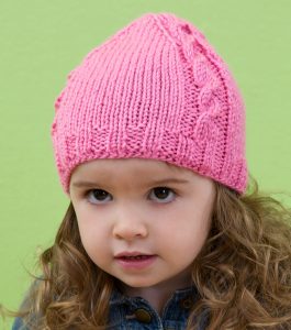 How To Knit A Cabled Baby Beanie Free Pattern - Knitting Bee