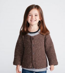 How To Knit A Textured Kids Cardigan Free Pattern - Knitting Bee