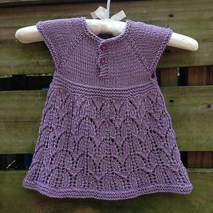 Paulina Dress Free Baby Knitting Pattern - Knitting Bee