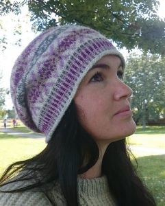 Häxans Slouchy Fair Isle Hat Free Knitting Pattern - Knitting Bee