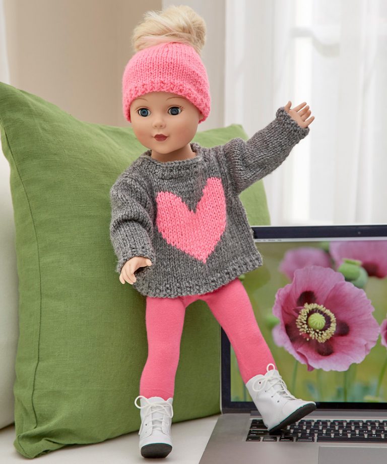 love-my-doll-sweater-messy-bun-hat-free-knitting-pattern-18-inch-doll