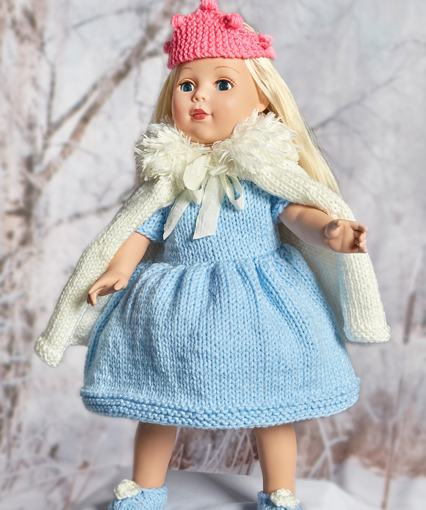 doll dress knitting pattern