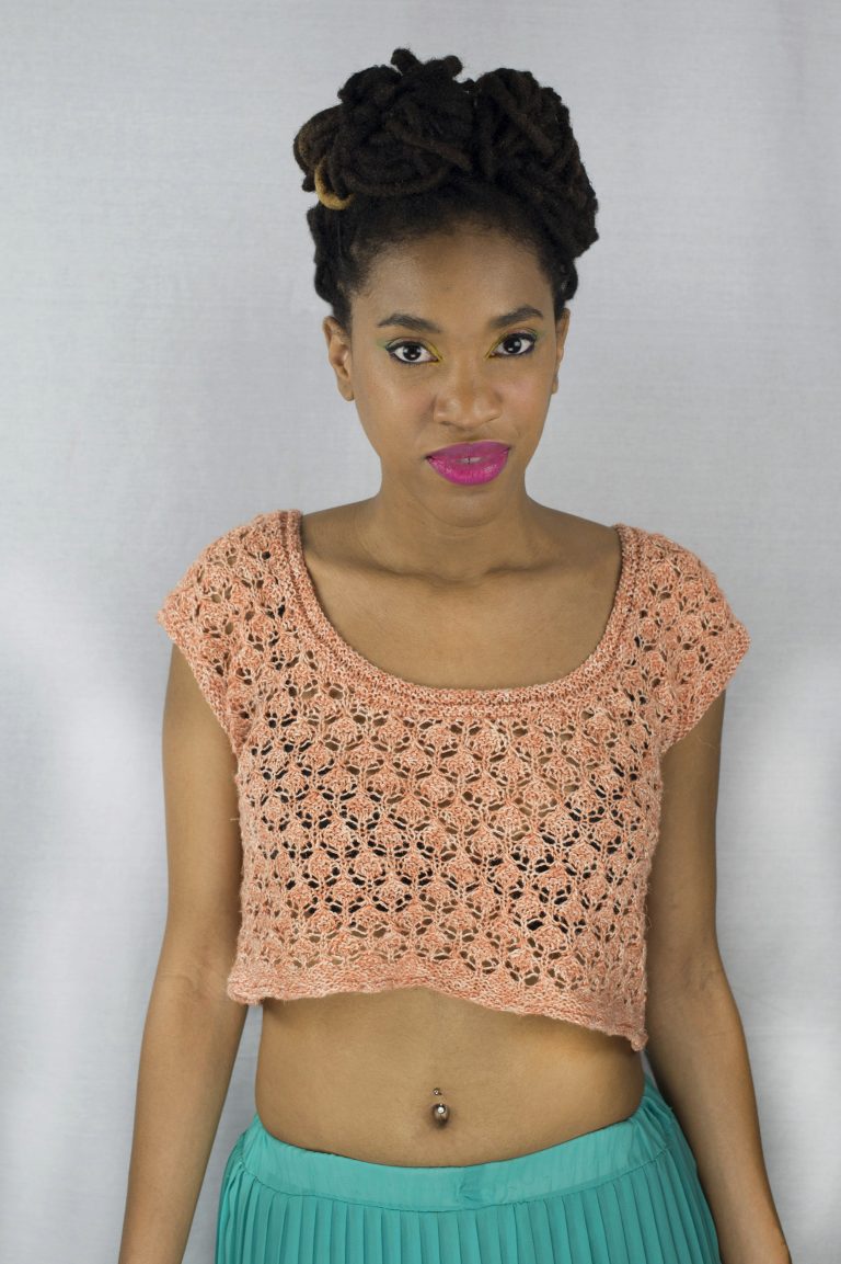 Zach’s Bay Crop Top Free Knitting Pattern Knitting Bee