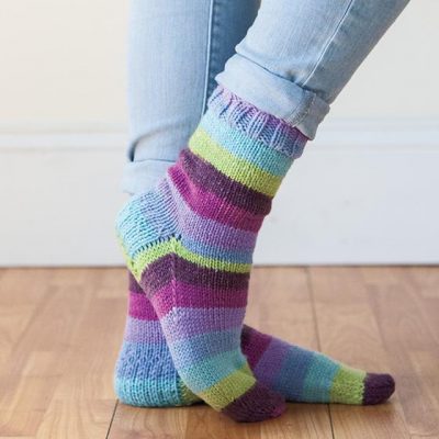 Accogliente Socks Free Knitting Pattern - Knitting Bee